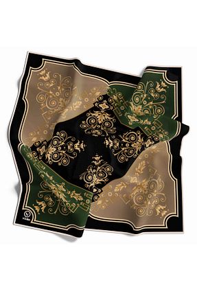 روسری سبز پلی استر VİOLLA - کد 877589140