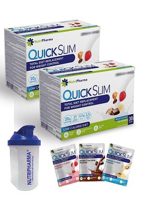 سایر پودرهای پروتئین 60 NUTRIPHARMA QUICK SLIM - کد 36337541