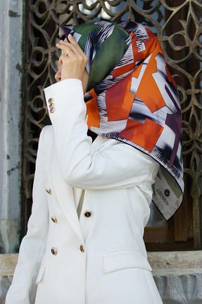 روسری نارنجی İpek Tivil Vissona - کد 927706983
