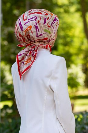 روسری قرمز İpek Tivil Vissona - کد 882323638