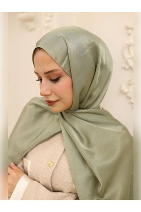 شال سبز زنانه پنبه پلی استر Silk Home - کد 937522018