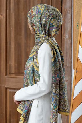 شال طلائی زنانه Vissona - کد 904572787
