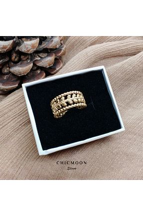 انگشتر استیل (فولاد) طلائی استیل (فولاد) CHICMOON STORE - کد 937560867