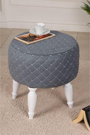 پوف و نیمکت طوسی 42 x 42 PUFMANYA - کد 937576191