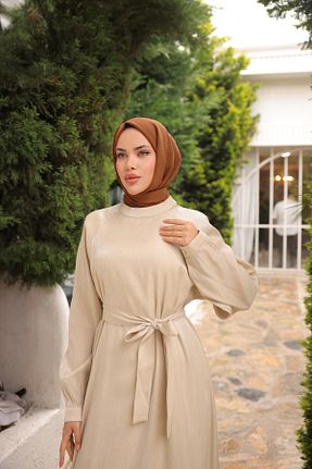 لباس حجاب بژ زنانه رگولار ALPARYA - کد 927704485
