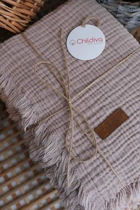 پارچه موسیلین بژ Childiva - کد 762285216