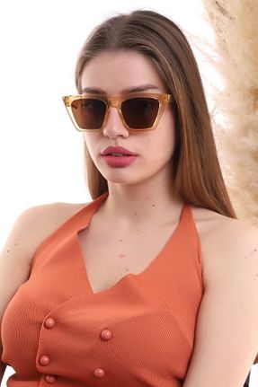 عینک آفتابی نارنجی زنانه 50 ROSESSO - کد 937613892