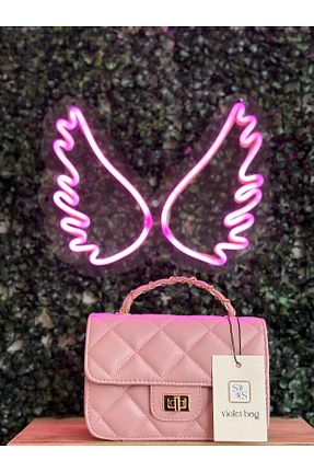 کیف دوشی صورتی زنانه چرم مصنوعی Moda Lime - کد 929760898