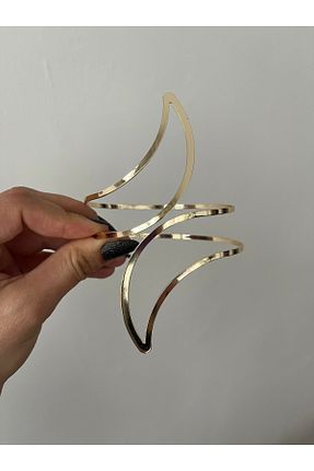 دستبند جواهر زرد زنانه برنجی Hoop jewelery - کد 937686292