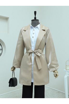 کت حجاب قهوه ای زنانه رگولار HİJABAYA - کد 857791422