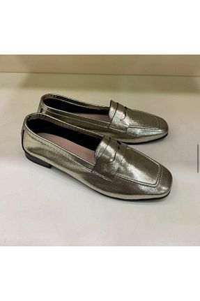 بابت متالیک زنانه چرم خالص evva shoes - کد 937702042