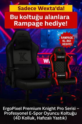 صندلی گیمینگ مشکی Geriye doğru yatabilme Ergopixel - کد 738394526