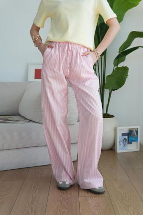 شلوار پارچه ای رنگی زنانه بلند Ceu - کد 937709393