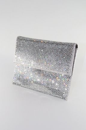 کیف مجلسی طوسی زنانه پارچه ای KEEBA - کد 937722805