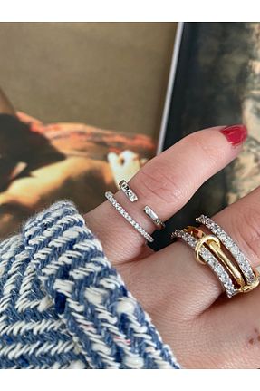 انگشتر جواهر طوسی زنانه زیرکن Pinery Jewels - کد 937726586