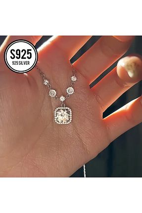 گردنبند نقره سفید زنانه 925 عیار duruaccessories - کد 901735824