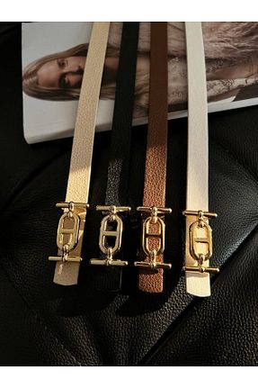 کمربند رنگی زنانه چرم مصنوعی Damla - کد 937734482