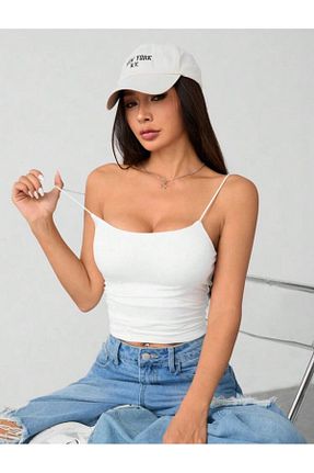 بلوز سفید زنانه ساده SLAW REZZ - کد 937771363