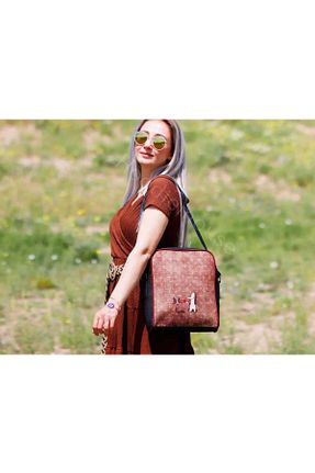 کیف پستچی مشکی زنانه پارچه ای Şaşıkedi - کد 906241401