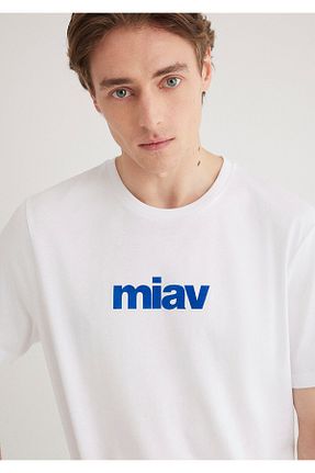 تیشرت سفید مردانه رگولار Mavi - کد 121786502