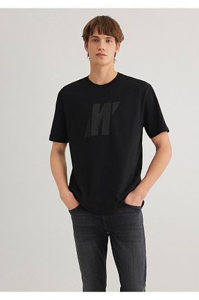 تیشرت مشکی مردانه رگولار Mavi - کد 96532000