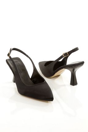 کفش استایلیتو مشکی پاشنه نازک moun shoes - کد 927347445