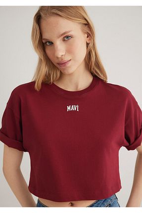 تیشرت قرمز زنانه رگولار Mavi - کد 844016856