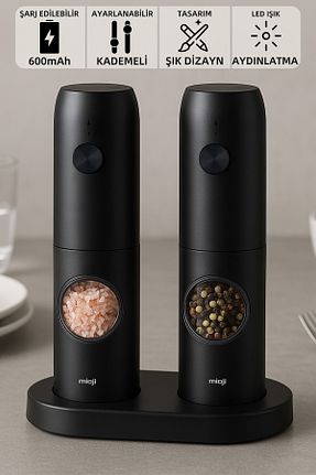 آسیاب قهوه و ادویه مشکی پلاستیک Mioji - کد 842693863