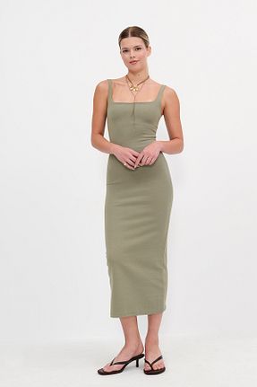 لباس سبز زنانه بافت Addax - کد 937796449