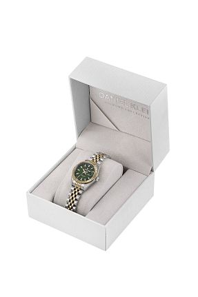 ساعت مچی سبز زنانه استل (فولاد) Daniel Klein - کد 937803005