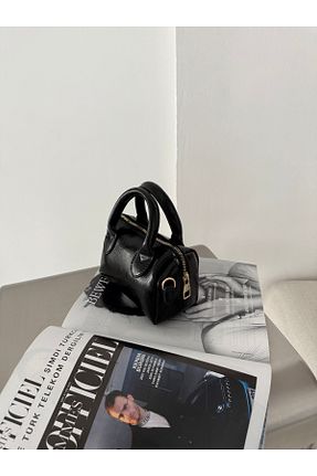 کیف دوشی مشکی زنانه چرم مصنوعی ALTUDA - کد 937804168