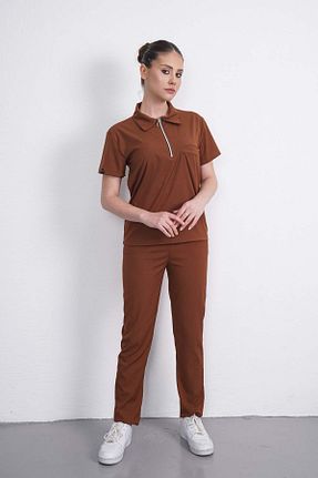 لباس ایمنی کار قهوه ای VİZYON UNIFORM - کد 929066036