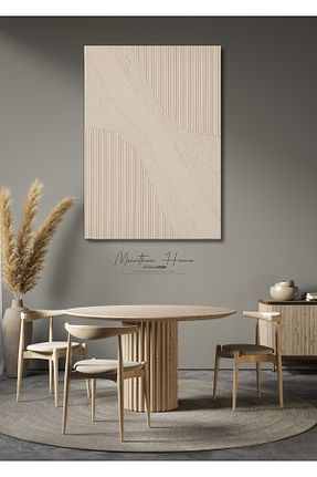 محصول دکوراسیون دیوار بژ اکریلیک MAİNTHEAHOME - کد 921767039