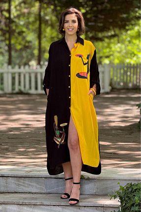 لباس مشکی زنانه بافتنی Nevin Kaya Moda - کد 830138360