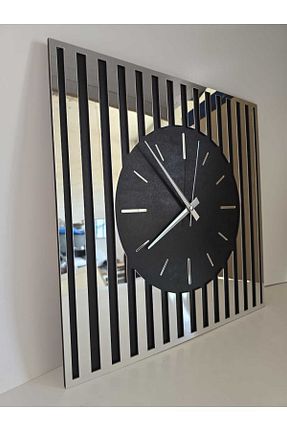 ساعت دیواری طوسی 42 x 42 Karenza Home - کد 934195501
