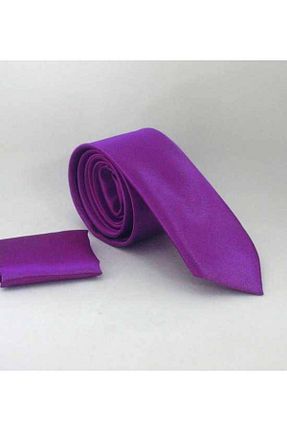 کراوات بنفش مردانه میکروفیبر Gaffy - کد 133689332