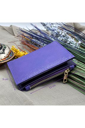 کیف پول بنفش زنانه ابعاد کوچک Womancraft - کد 937831009