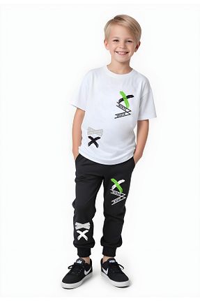 ست بالاتنه و پائین تنه سفید بچه گانه بافتنی FYK KİDS - کد 290736560