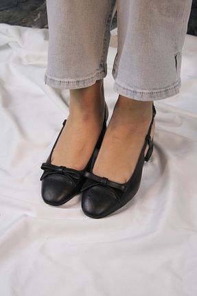کفش پاشنه بلند کلاسیک مشکی زنانه چرم مصنوعی mybellashoes - کد 937839507