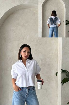 پیراهن سفید زنانه Relaxed PHIVA - کد 937849525