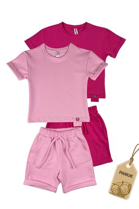 ست بالاتنه و پائین تنه رنگی زنانه پنبه ای difa kids - کد 937852853