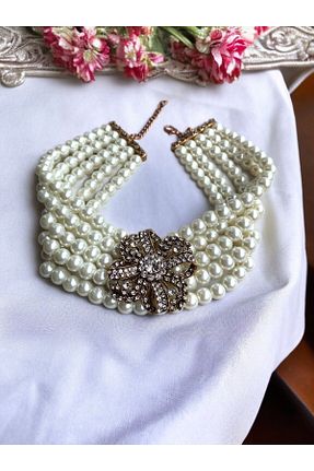گردنبند مروارید سفید FAYRA ACCESSORIES - کد 892260132