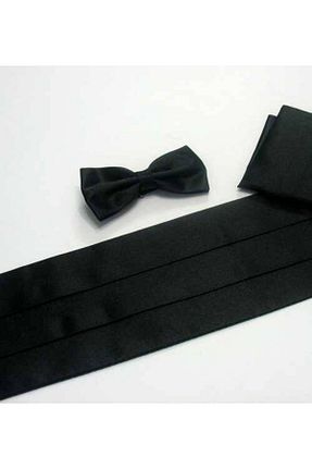 پاپیون مشکی مردانه ساتن Gaffy - کد 305626010