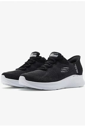 کفش اسنیکر مشکی زنانه بند دار Skechers - کد 937888107