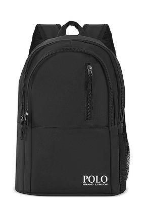 کیف مدرسه مشکی زنانه پارچه ای POLOGRAND London - کد 904299983