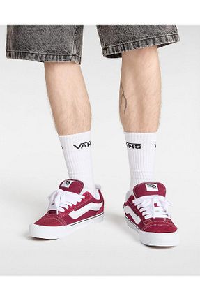 کفش کژوال قرمز زنانه پاشنه کوتاه (1 - 4 سانتی متر) Vans - کد 938121816