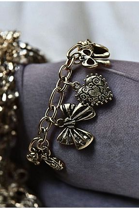 دستبند جواهر طلائی زنانه برنجی MIRADA JEWELRY - کد 923732947