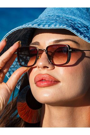 عینک آفتابی قهوه ای زنانه 46 Angel Eyes - کد 922365589
