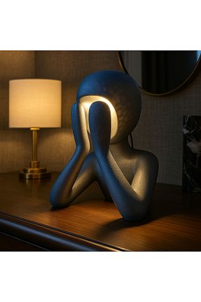 چراغ مطالعه / رومیزی طوسی پلاستیک 3dlab - کد 937907039