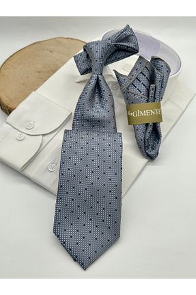 کراوات طوسی مردانه میکروفیبر Gutiero - کد 937902151